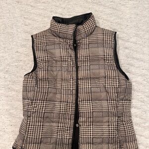 Banana Republic Monochrome Checkered Vest